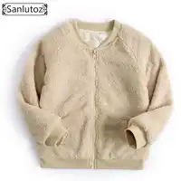 Sanlutozเด็กเด็กชายแจ็คเก็ตสาวเสื้อแจ๊กเก็ตฤดูหนาวเด็กเสื้อผ้าเด็กวัยหัดเดินฤดูใบไม้ร่วงฤดูใบไม้ผลิยี่ห้อแจ็คเก็ตผ้าฝ้ายเบาะ2017