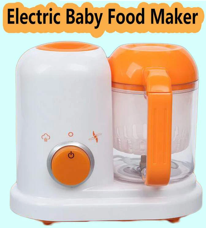 Food Graded PP EU AC 110 250V Electric Baby Food Maker Toddler Blenders