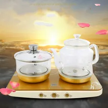 Электрический чайник отверждения горшок автоматический утолщенный стеклянный набор Электрический чайник многофункциональный автоматический защита от перегрева воды