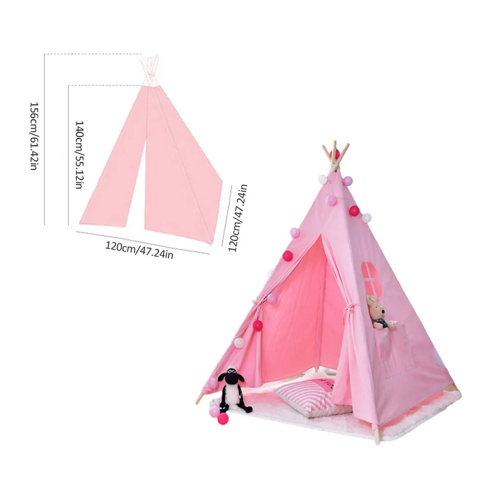 Детская палатка Портативная Складная крытая детская игровая палатка Индия треугольная Палатка Детский подарок