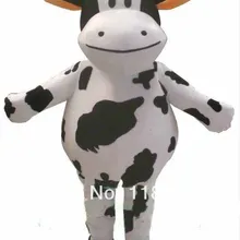 Маскот корова молочный костюм талисмана Модный на заказ костюм аниме косплей наборы Fancy маскарадный костюм