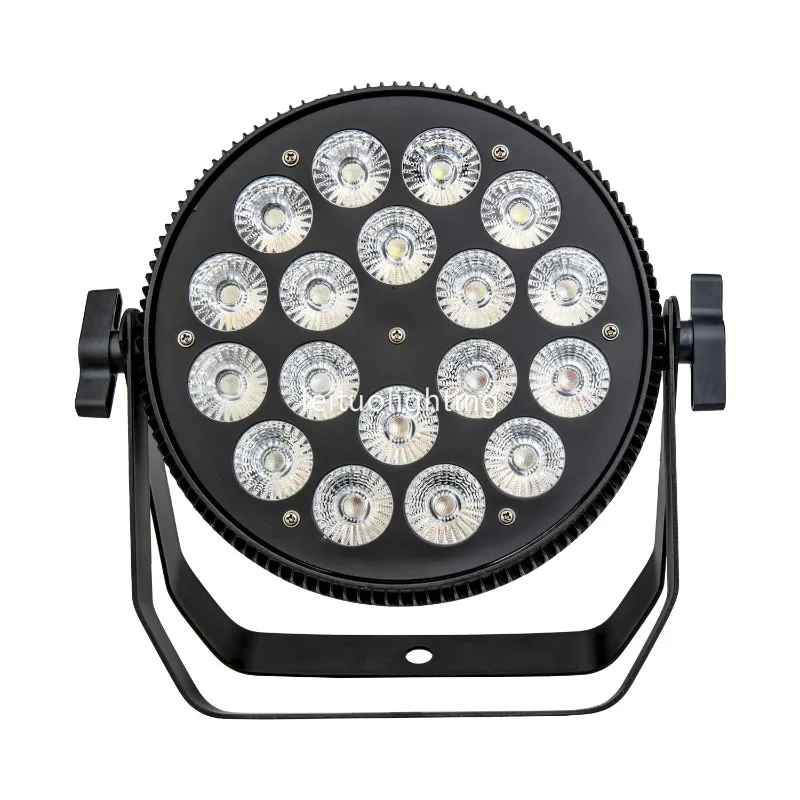 Новые Dmx 18x18 Вт светодиодные par-прожекторы RGBWA+ фиолетовый 6в1 Par Led 18x18 Вт тихий вентилятор охлаждения Led плоский прожектор для дискотеки Dj прожектор для вечеринок