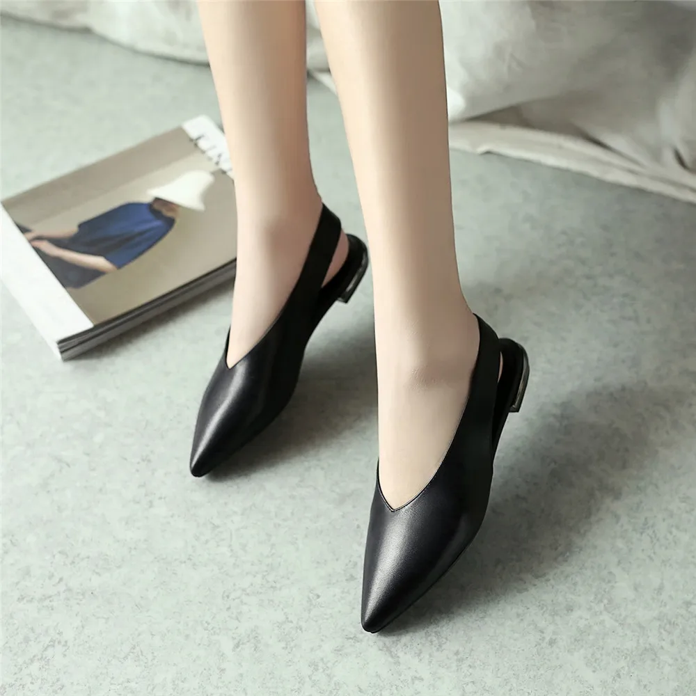 MORAZORA/горячая распродажа обувь на плоской подошве женская обувь высокого качества Натуральная кожа Дамская обувь с закрытым острым носком