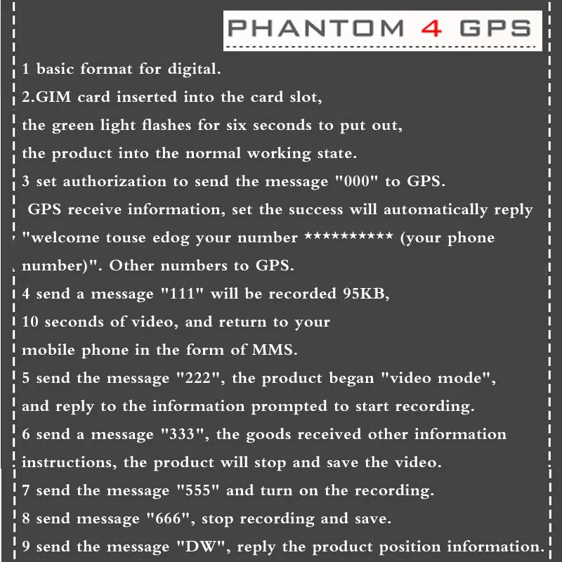 DJI Phantom 4 Accessories Intelligent GPS Black Box For Drone With Camera Locator Mounting Brackets Prevent Loss