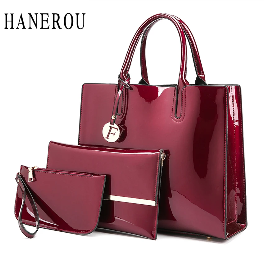 

Fashion Solid Sequined Women's Handbags 3 Set Composite Bag Luxury Handbags Women Bags Designer Women Crossbody Bag Sac A Main