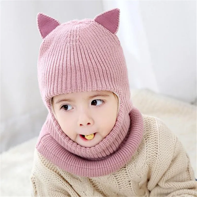 kids hat with scarf (6)