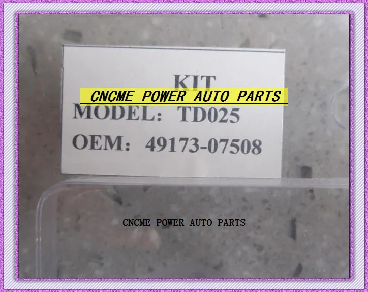 TURBO Repair Kit rebuild TURBO TD02 49173-07508 Turbocharger For FORD Fiesta Focus C-MAX Citroen Berlingo C3 C4 Peugeot 307 DV6B DV6ATED4 DV6UTED4 1.6L (1)
