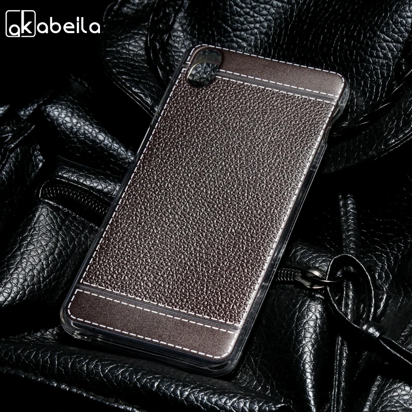 

AKABEILA Silicone Phone Cover Case For Lenovo S850 S850T S 850 5.0 inch Case TPU Lichee Cover S850 S850T Back Bag