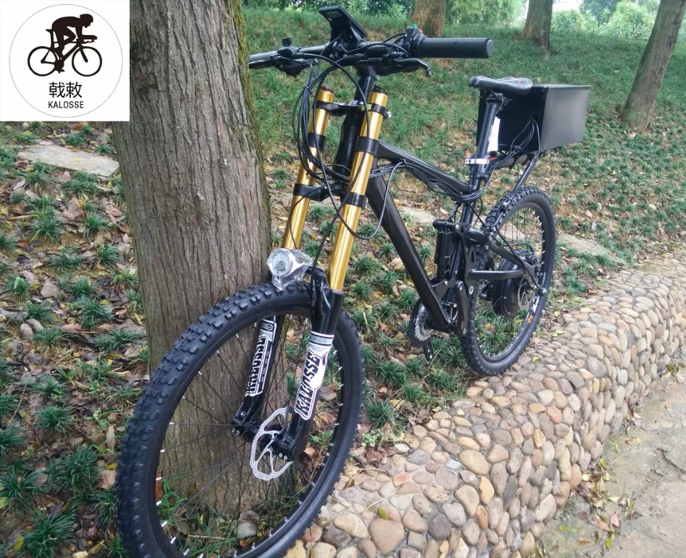 

Kalosse 20mm barrel shaft Hydraulic brakes 26er DH electriccal bike 60V 2000W electric mountain bike 24 speed M310