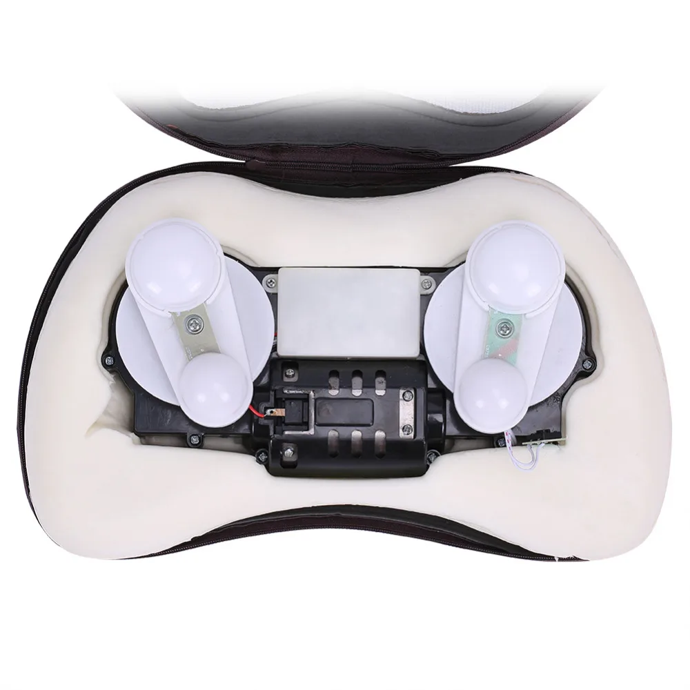 Электронная тепловая массажная подушка 4 для поясницы и шеи|pillow massager|neck pillow