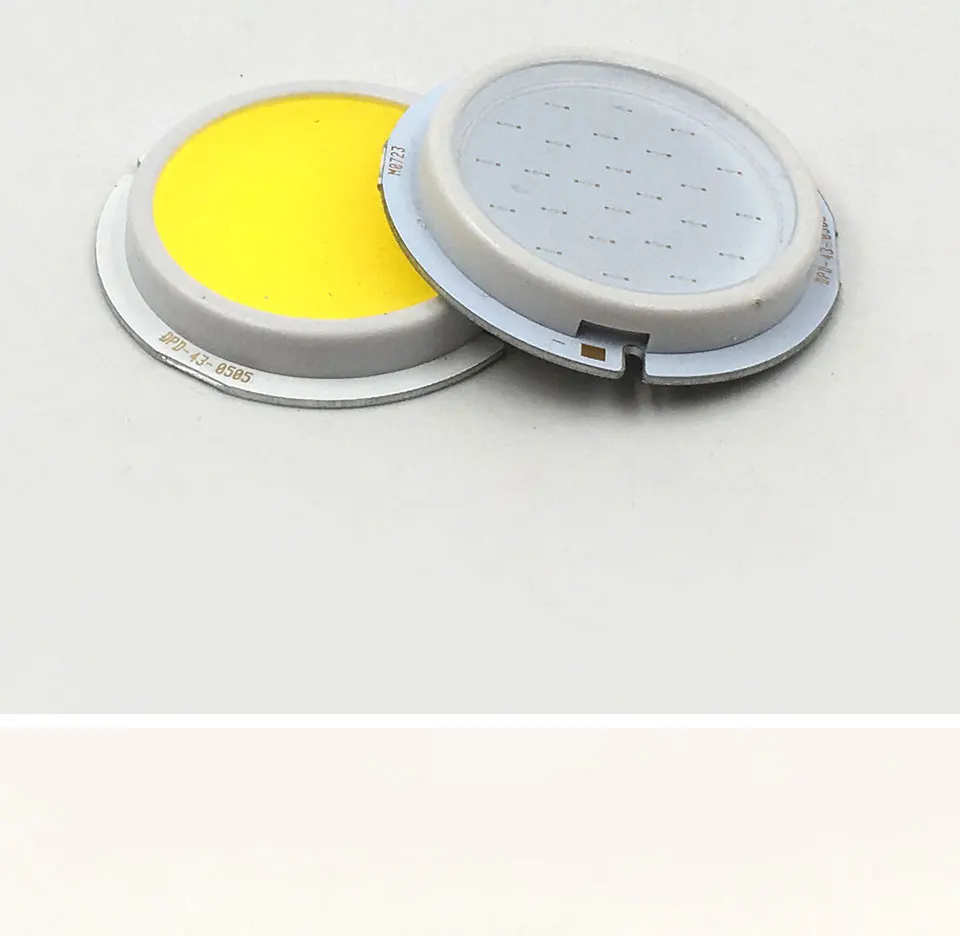 43mm Diameter Round COB LED Chip Natural White Blue Emitting Color LED Lamp Bulb 5W DC 15V LED Lighting Source for LED Downlight (8)