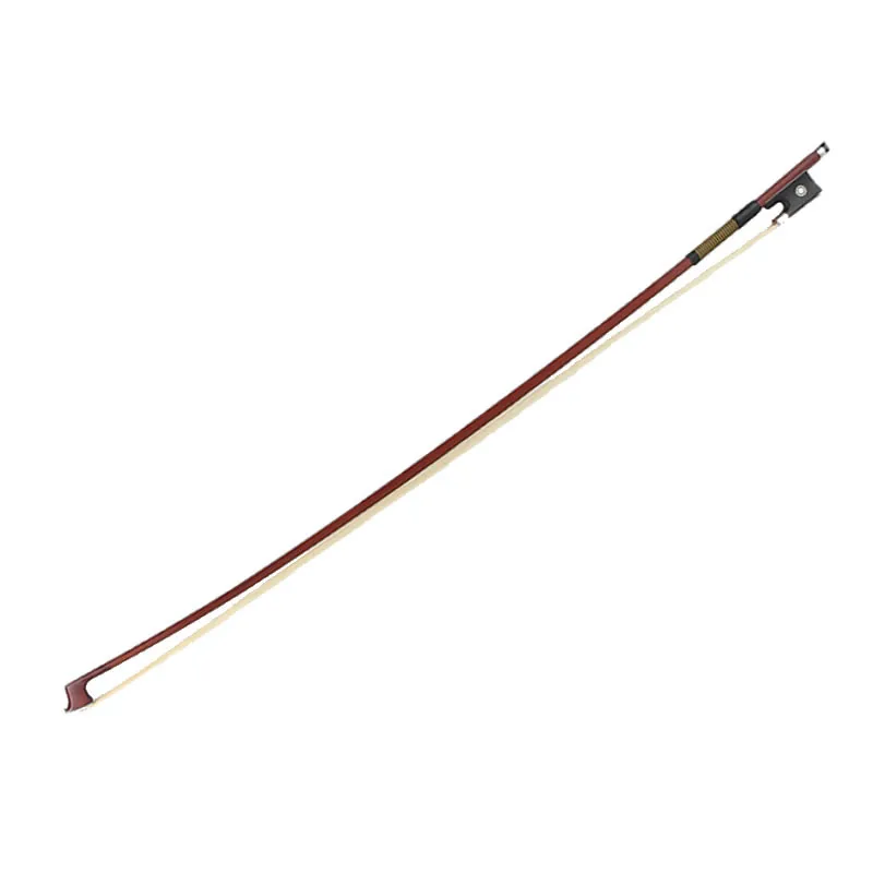 Exquisite Violin Bow Ebony Frog Cowhells Enfold Brazilwood Horsehair Octagonal Fiddle Bows Violino 4/4 parts violon accessoire