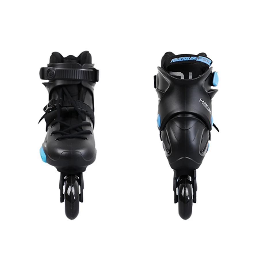 100% الأصلي Powerslide الصقور حذاء تزلج بعجلات المهنية سباق التعرج حذاء تزلج بعجلات الأسطوانة شحن أحذية التزلج انزلاق Patines