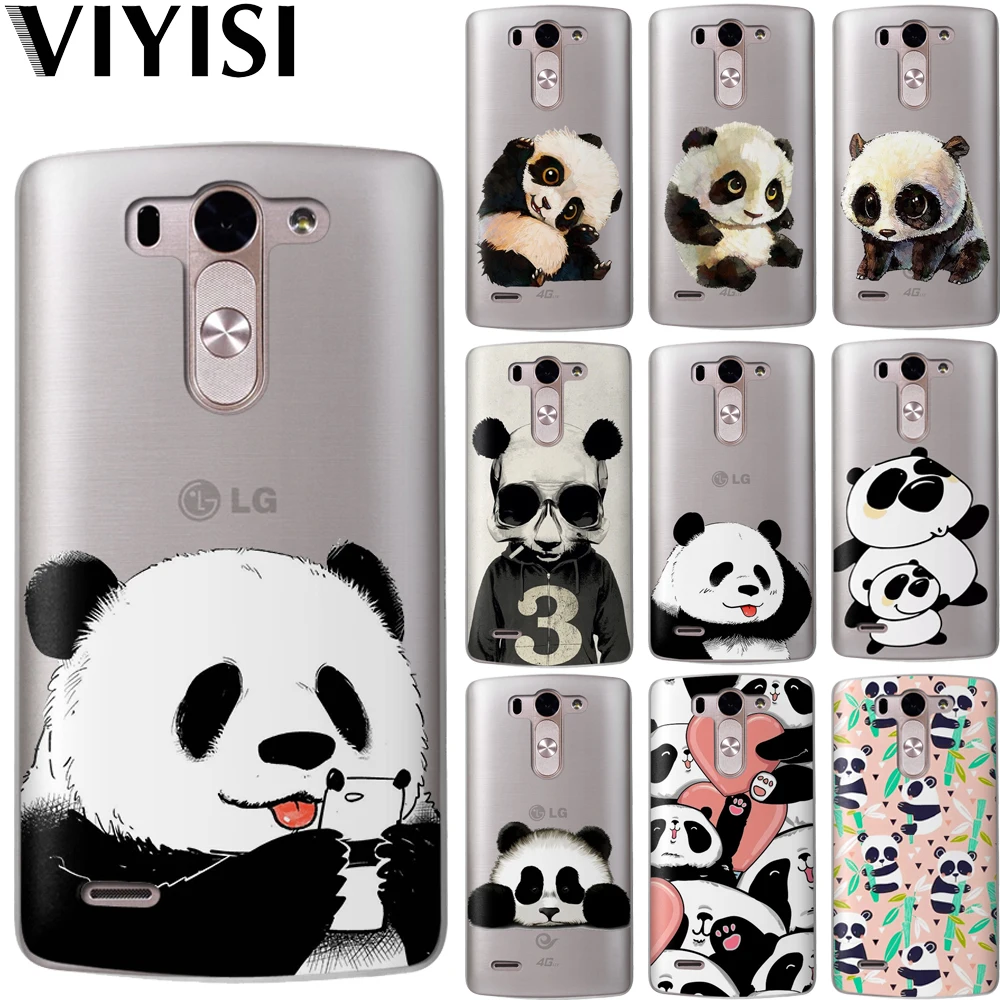 

Phone Case For LG G6 Q6 G4 G5 Q8 K8 K7 K10 2017 XPower 2 Panda Soft TPU Silicone Back Shell Cover Coque Etui Carcasas Cell