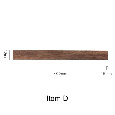 Креативный деревянный магнитный держатель для ножей настенный ключ для хранения мелочей шкаф-органайзер для кухни инструменты аксессуары для украшения дома - Цвет: Item D