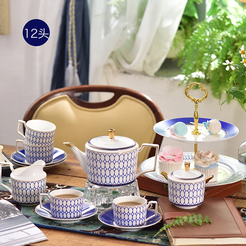 Европейский стиль кофейная чашка и блюдце черные чайные чашки Позолоченные фарфоровые элегантные чашки для послеобеденного чая керамические чашки и кружки