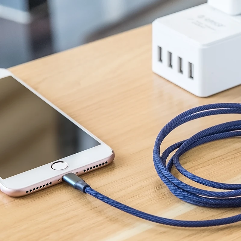 SUPTEC зарядный кабель в нейлоновый оплетке с разъемом Micro USB универсальный кабель для быстрой зарядки и передачи данных для samsung Galaxy S7 S6 S5 Xiaomi Huawei Android телефон 2 м