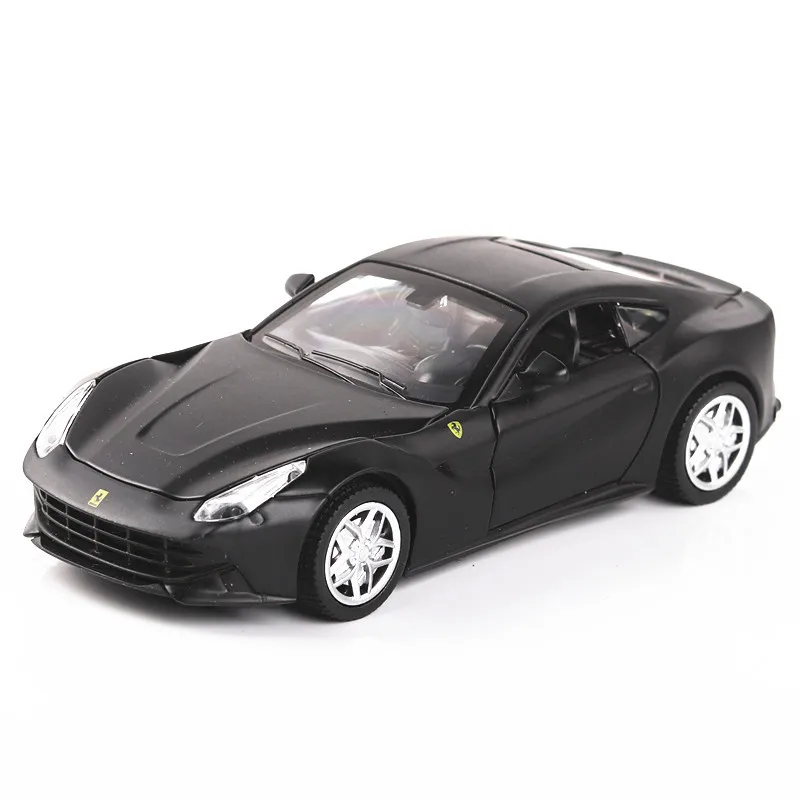 

1:32 Ferrari F12 Sound and light belt pull-back vehicle simulation alloy car model crafts decoration collection toy tools