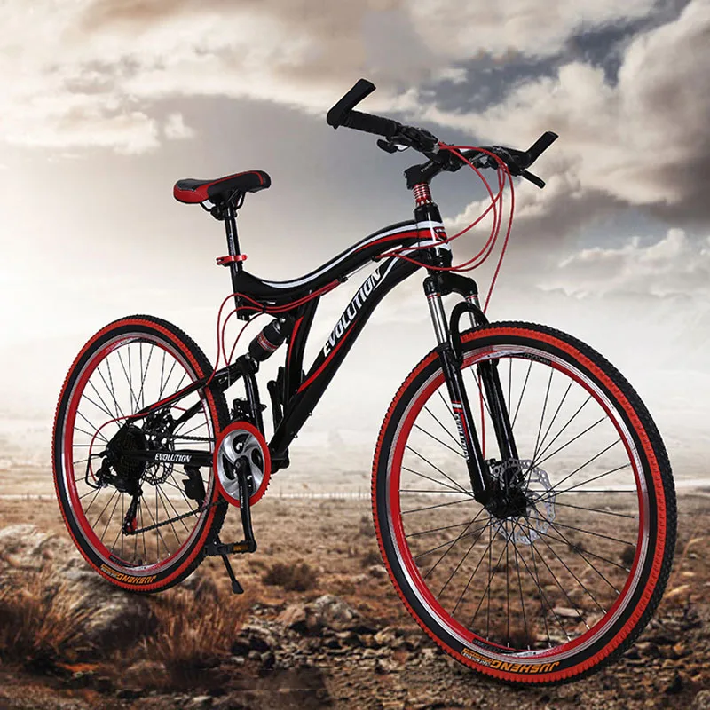 Top Mountain Bicycle High-carbon Steel 3 Colors 26 Inch 21 Speed Double Disc Brake Aluminium Alloy Folding for Adult Road Bike 0 Top Mountain Bicycle High-carbon Steel 3 Colors 26 Inch 21 Speed Double Disc Brake Aluminium Alloy Folding for Adult Road Bike 0
