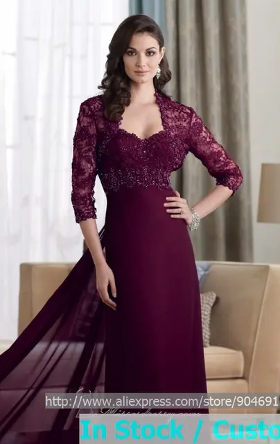 mother of the bride dresses with bolero jackets