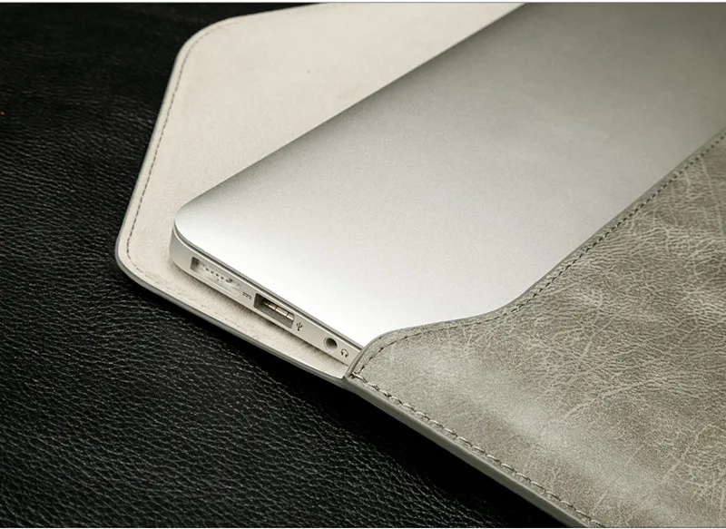 Jisoncase Роскошный чехол из искусственной кожи для Macbook Air Pro retina 13 дюймов ультра тонкий бизнес Винтажный чехол для ноутбука сумки и чехлы