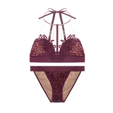 Г. пикантные Для женщин комплекты бюстгальтеров нижнее белье Эротическое белье Комплект бюстгальтер с бретельками европейские комплекты нижнего белья с вышивкой ультра тонкий сексуальный Дамский бюстгальтер