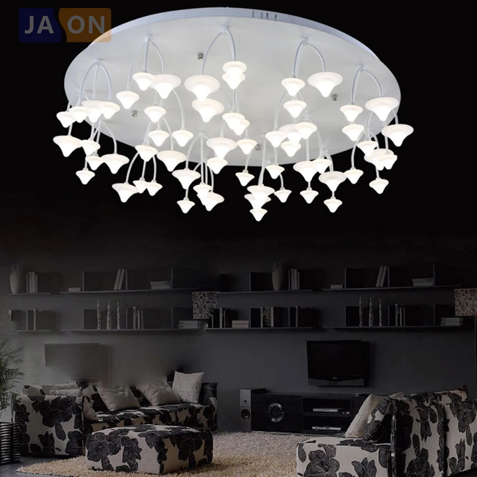

LED Postmodern Iron Acrylic Mushroom Round LED Lamp.LED Light.Ceiling Lights.LED Ceiling Light.Ceiling Lamp For Foyer Bedroom