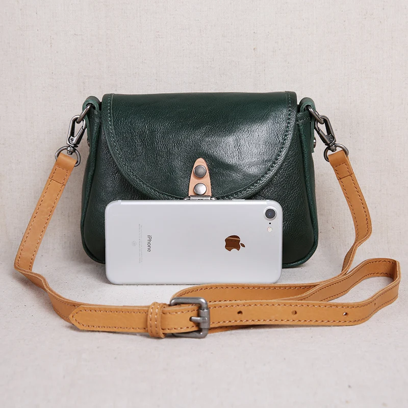 AETOO 2018 new handbags leather mini bag women summer first layer leather shoulder bag Messenger bag simple samll bag
