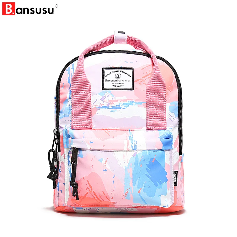 

Bansusu Backpack Student College Water Repellen Nylon Backpack Women Men Material Quality Brand Laptop Bag School Backpack
