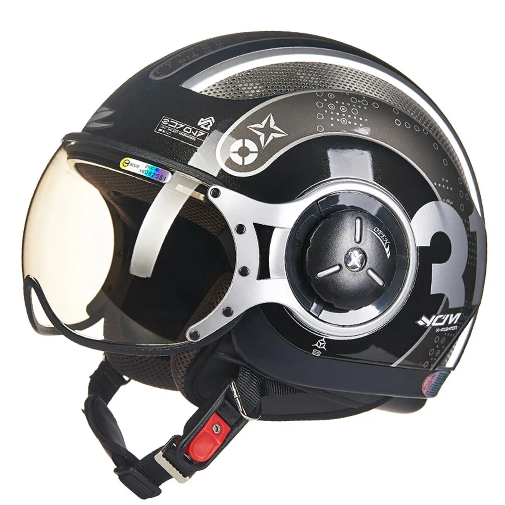MOMO стиль Чоппер пилот мотоциклетный шлем capacetes Motociclismo 218Z Cascos Para Moto открытые