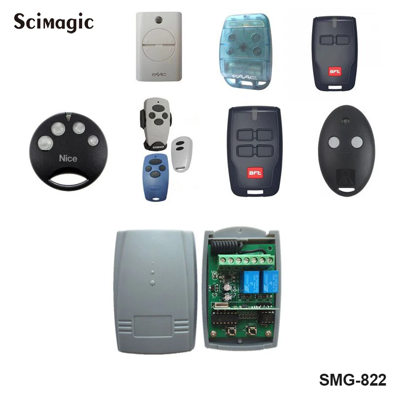 

Garage Door Remote Opener 12V 24V Transmitter 433mhz Receiver Universal Gate Wireless free shipping