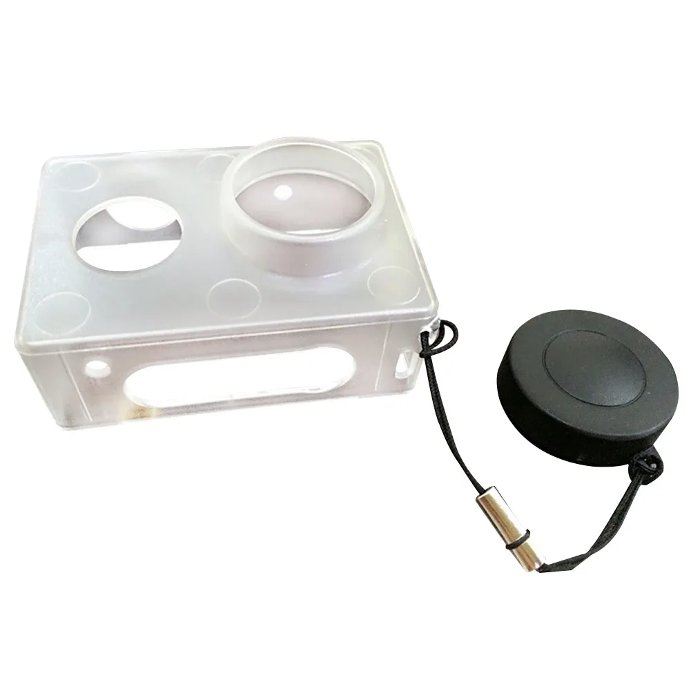 

Durable Clear Cover Ultrathin Housing Action Camera Lens Cap Easy Install Dustproof Outdoor Protective Shell Case For Xiaomi Yi