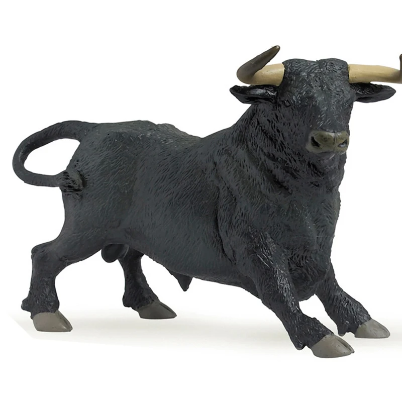 

19cm Spain Fighting Bull Models Children Toys Figures Learning Tools