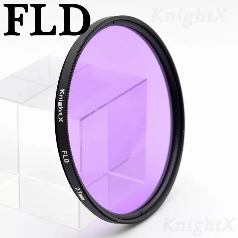 KnightX Grad nd2 nd фильтр объектива камеры для Canon Nikon Pentax OLYMPUS filtro densidade neutra переменный зонтик densidad neutra - Цвет: FLD