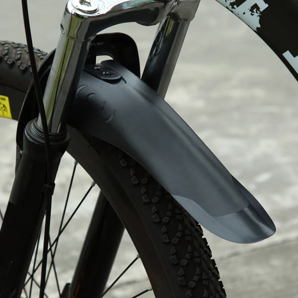 

1 Set Universal Bicycle Mudguard Mountain Bike Wings Front/Rear Fender Set Removable Mud Guards Flaps 34mm Tube Keeps Cleaner