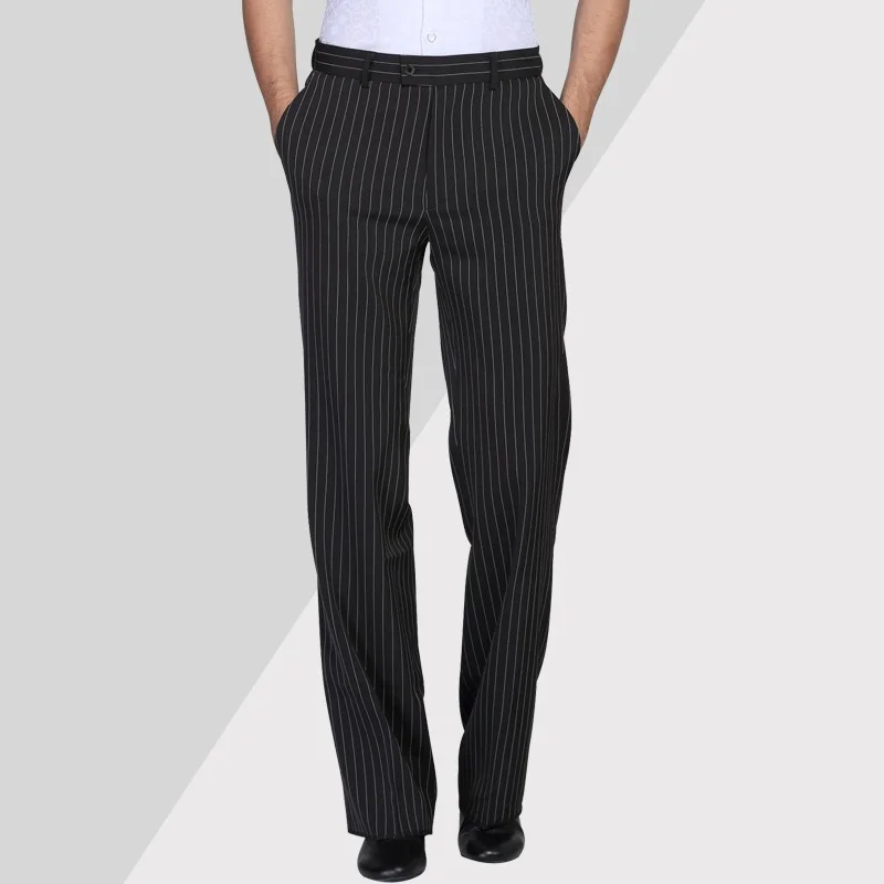 Male Dance Pants Professional Mens Latin Dance Trousers Samba Salsa