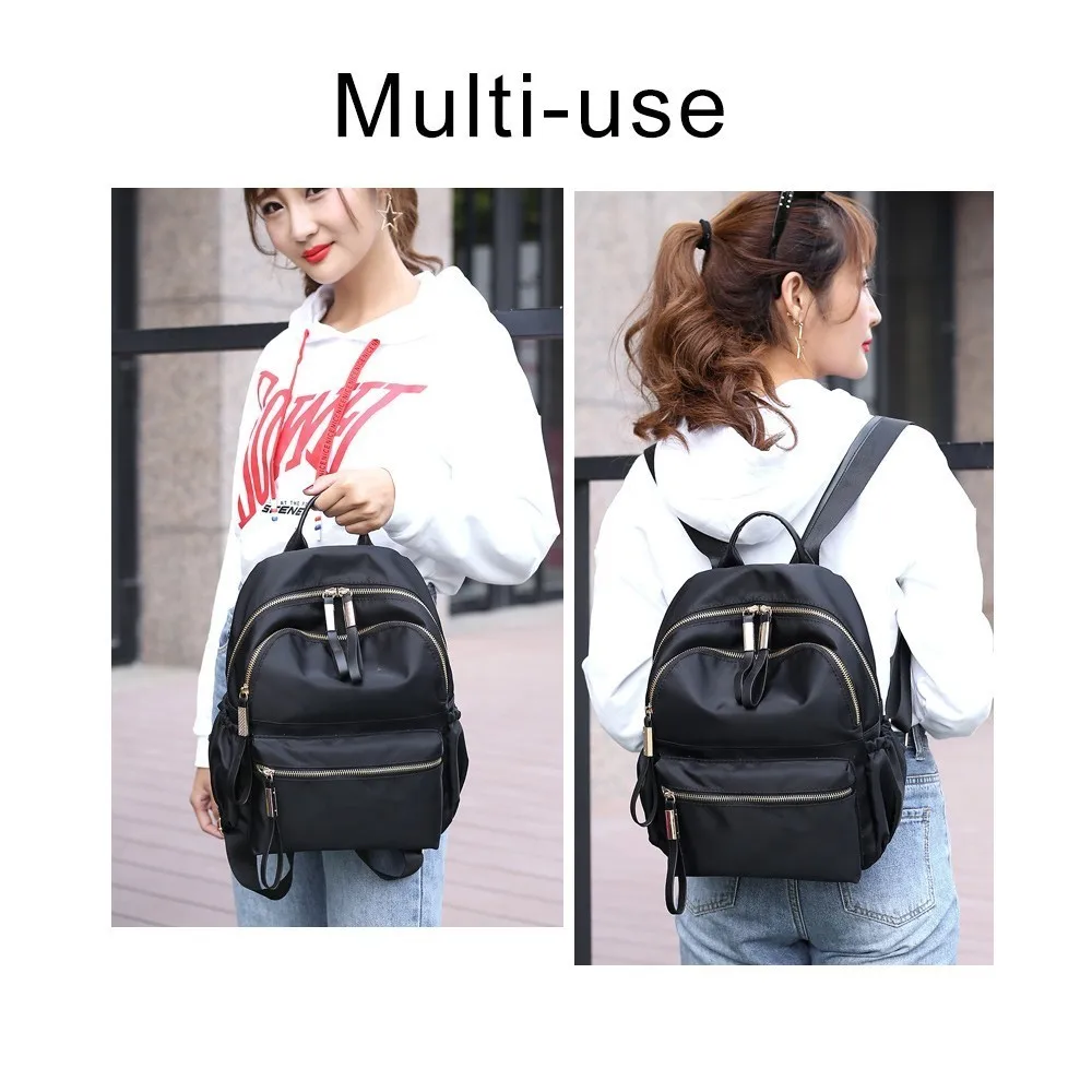 Herald de moda de las mujeres bolsos de alta calidad bolsas para la escuela de los adolescentes de Nylon femenina bolsas de viaje niñas Bowknot mochila Mochilas Herald de moda de las mujeres bolsos de alta calidad bolsas para la escuela de los adolescentes de Nylon femenina bolsas de viaje niñas Bowknot mochila Mochilas