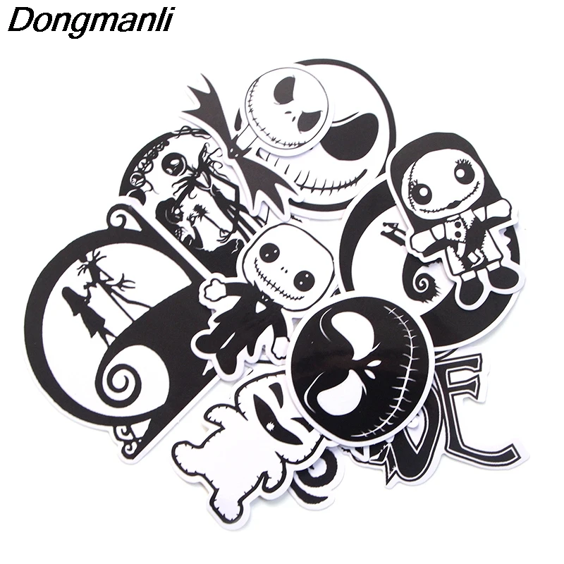 

P3428 The Nightmare Before Christmas DIY Skateboard Graffiti Laptop Badge Motorcycle Luggage Bags Accessories