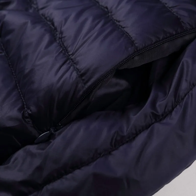 Лидер продаж, осенне-зимняя куртка на утином пуху, Ультралегкая Тонкая зимняя куртка больших размеров для мужчин, модная спортивная