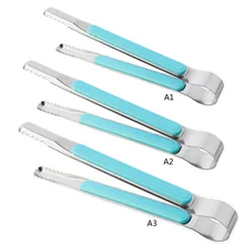 1 PC Stainless Steel Utensil BBQ Buffet Salad Bread Steak Tongs Clip Kitchen Clamp Cooking Tools P0.2
