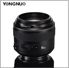 YONGNUO EF 85mm f/1.8 USM Medium Telephoto Lens for Canon SLR Cameras with Lens Hood, YN85mm f1.8 Fixed Focus Standard Lens