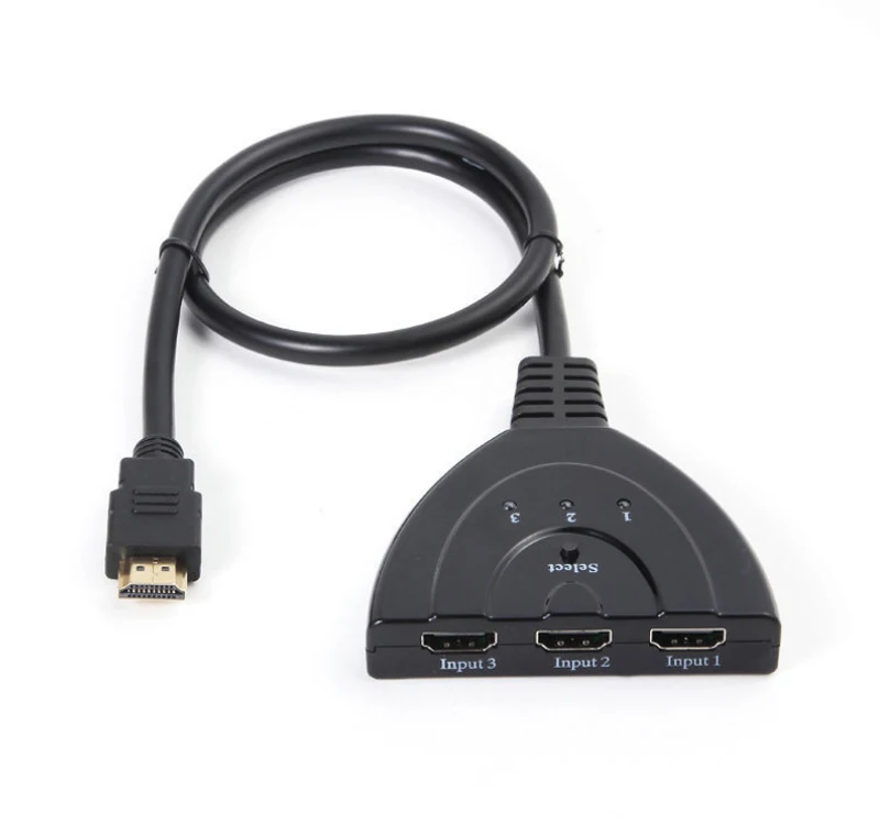 

1.4 version hdmi splitter 2 in/3 in 1 out HDMI switch supports HD