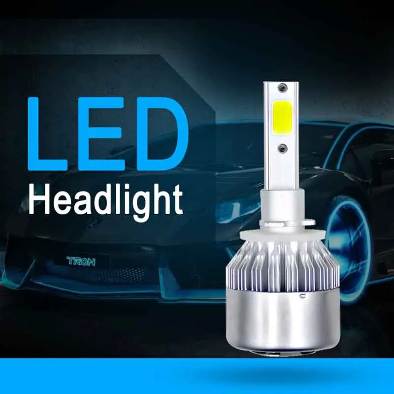 

Shandun 36W CSP 880/881/H27 9005/H10/HB3 9006 H1 H3 H7 H8/H9/H11 C6 LED Headlamp Light Golden Car HeadLight Bulbs 6000K Led lamp