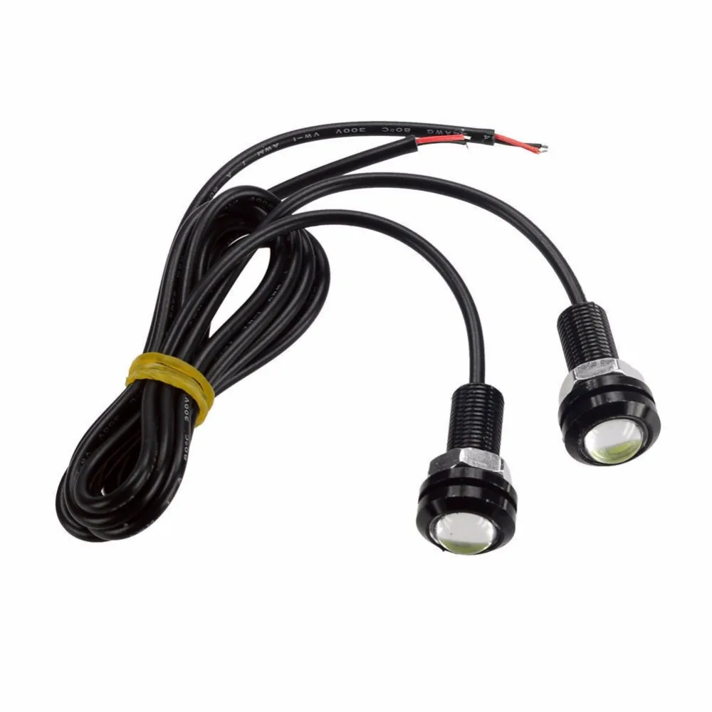 

2pcs Bolt on Screw LED Waterproof Eagle Eye Parking Daytime Running Tail Light Fog Lamp DIY Car motor Backup Reverse Lights