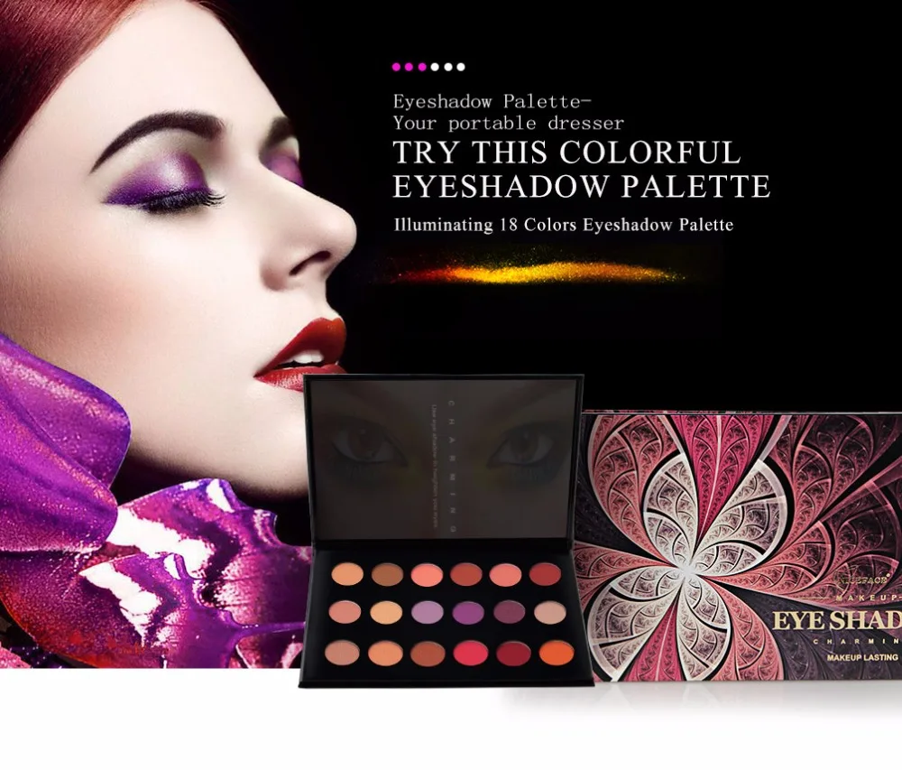 Niceface 18 Colors Natural Eye Shadow Palette Eyeshadow Shadow Shade for Eyebrows Makeup Set Nude Eyeshadow Palette Maquiagem (1)