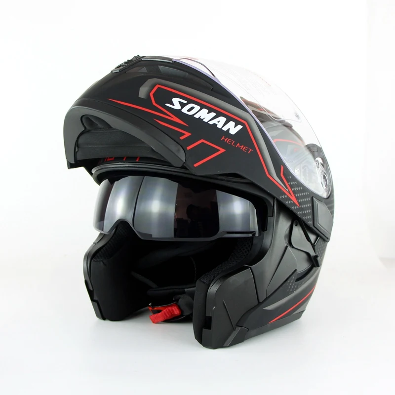 5 цветов точка двойной солнцезащитный козырек флип шлем мотоциклетные шлемы мотоцикл Capacete Moto Casco Мотокросс SOMAN 955