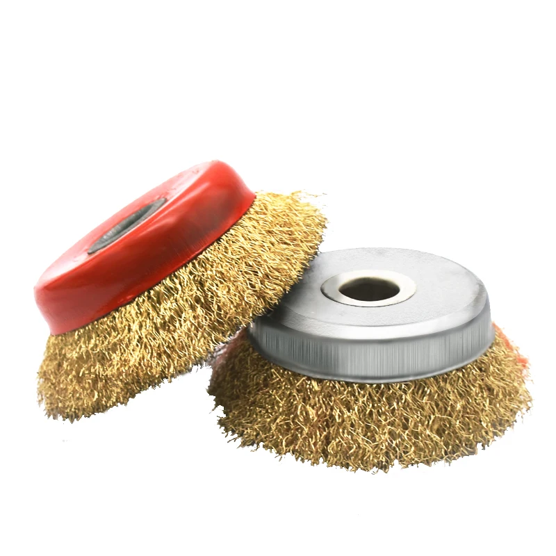 

1pcs! thick bowl wire wheel wire brush for metal rust angle grinder stainless steel polishing wheel cleaning tool