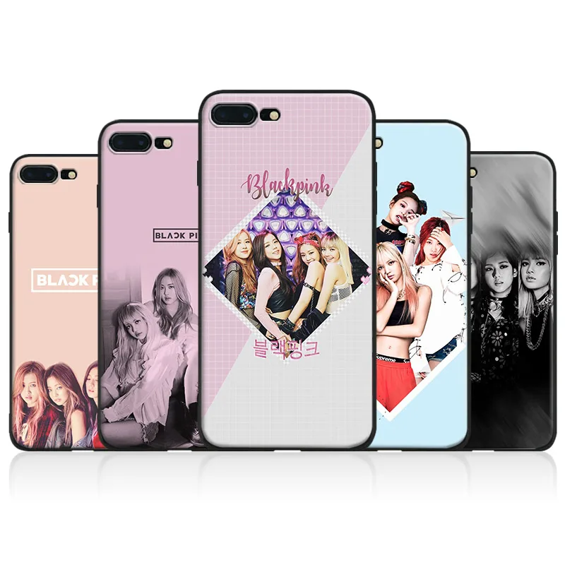 

BLACKPINK Kpop Girl group For Apple IPhone X 8Plus 8 7Plus 7 6SPlus 6s 6Plus 6 Se 5s 5 Soft Silicone Phone Case Cover Shell