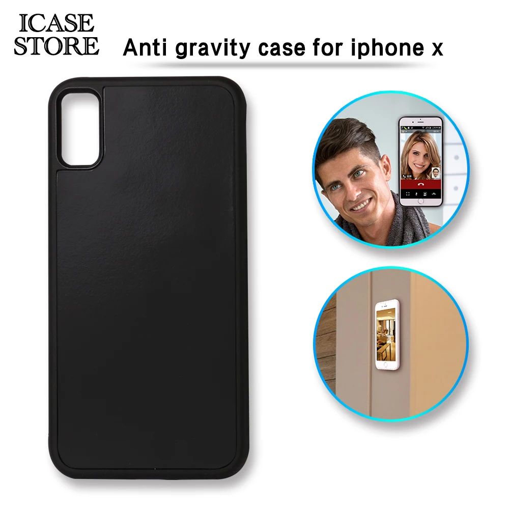 

Icase store Anti gravity Nano Suction Phone Case For iPhone X 8 7 6 6S Plus SE 5 5S For Samsung Galaxy Note 8 S8 Plus s6 S7 Edge