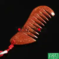 Wholesale & Retail Traditional Acupuncture Massage Tool Natural Bian-stone Healing Guasha comb moon-shape 90x30mm